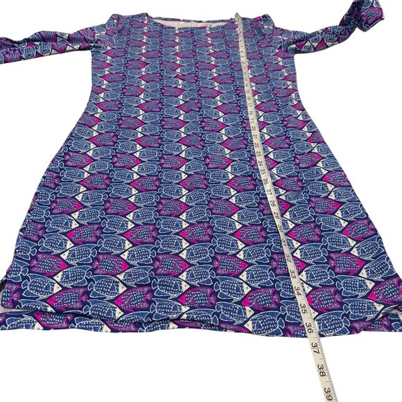 Vineyard Vines Performance‎ Fabric Angelfish Blue Pink Dress Size M - Picture 7 of 7